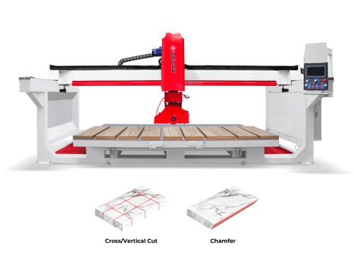 HOYUN 3 Axis CNC Bridge Saw Machine for Sale - Image 3