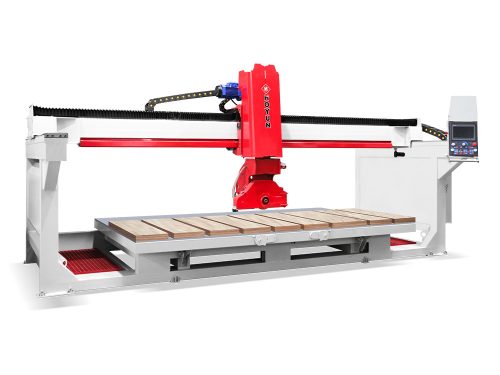 HOYUN 3 Axis CNC Bridge Saw Machine for Sale - Image 6